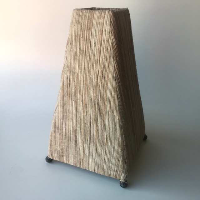 LAMP, Table Lamp - Natural Woven Tapered